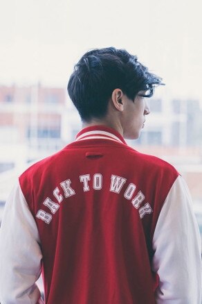 Red Blitz Bomber Jacket