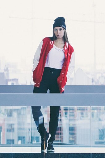 Red Blitz Bomber Jacket
