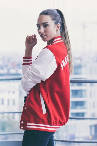Red Blitz Bomber Jacket