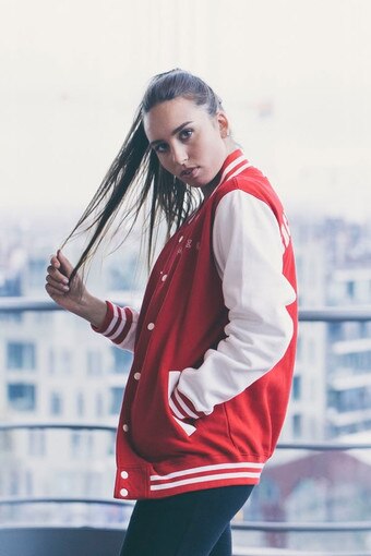 Red Blitz Bomber Jacket
