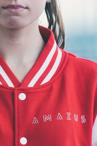 Red Blitz Bomber Jacket