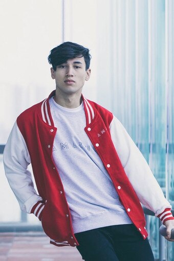 Red Blitz Bomber Jacket