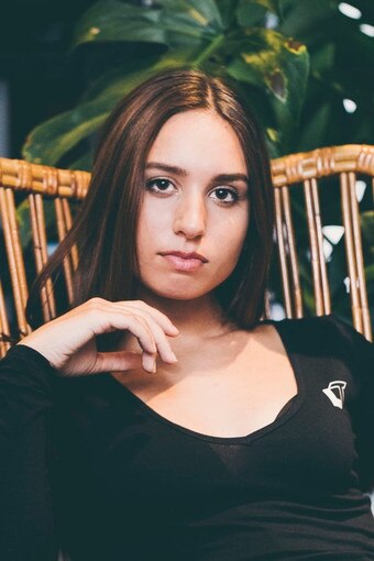 Black Brigitte Blouse