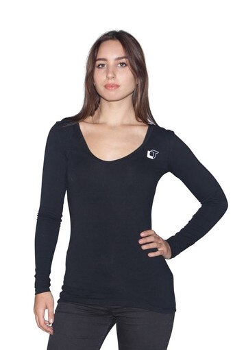 Black Brigitte Blouse