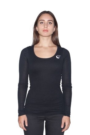 Black Brigitte Blouse