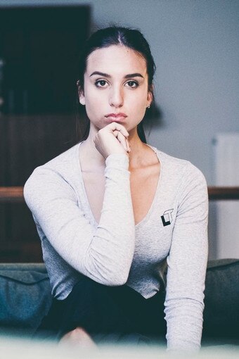 Grey Brigitte Blouse
