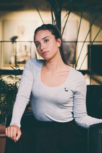 Grey Brigitte Blouse