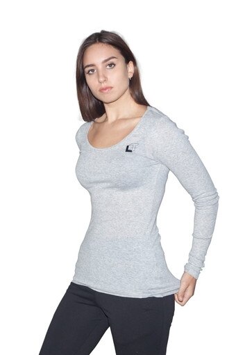 Grey Brigitte Blouse