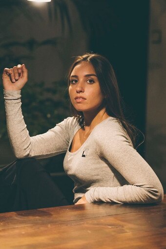 Grey Brett Blouse